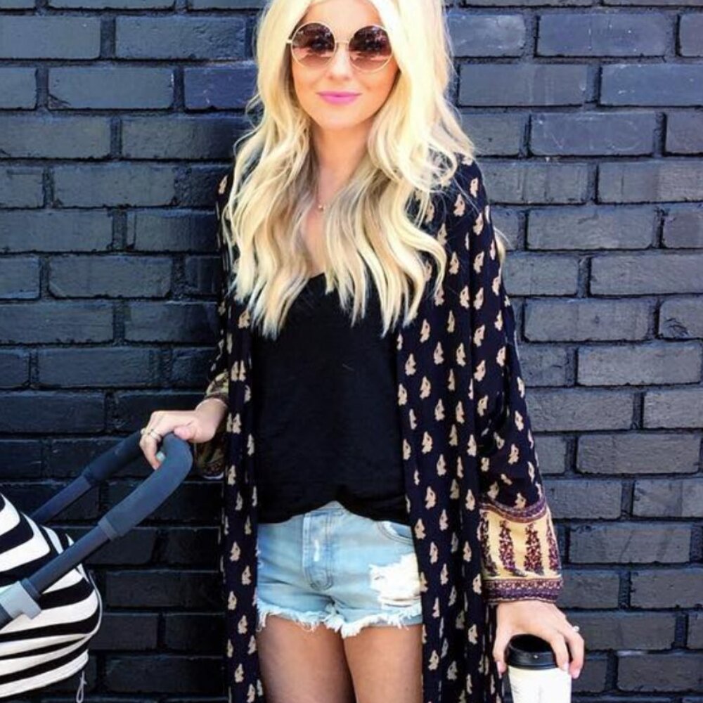 Zara Patterned Duster - M